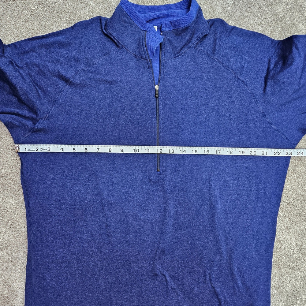 Patagonia R.5 Top Half Zip Pullover Base Layer Mens Large Blue Regulator - Picture 5 of 10